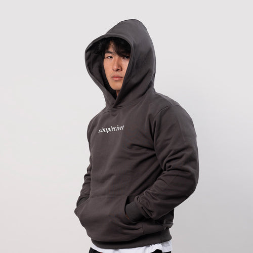 Civet Monogram Oversized Fleece Hoodie