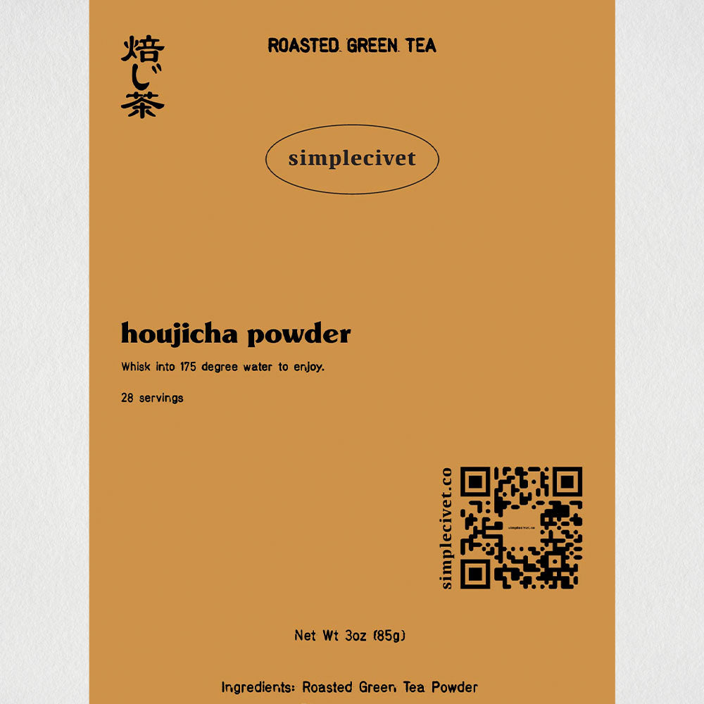 Houjicha Powder | Japanese Roasted Green Tea for Lattes