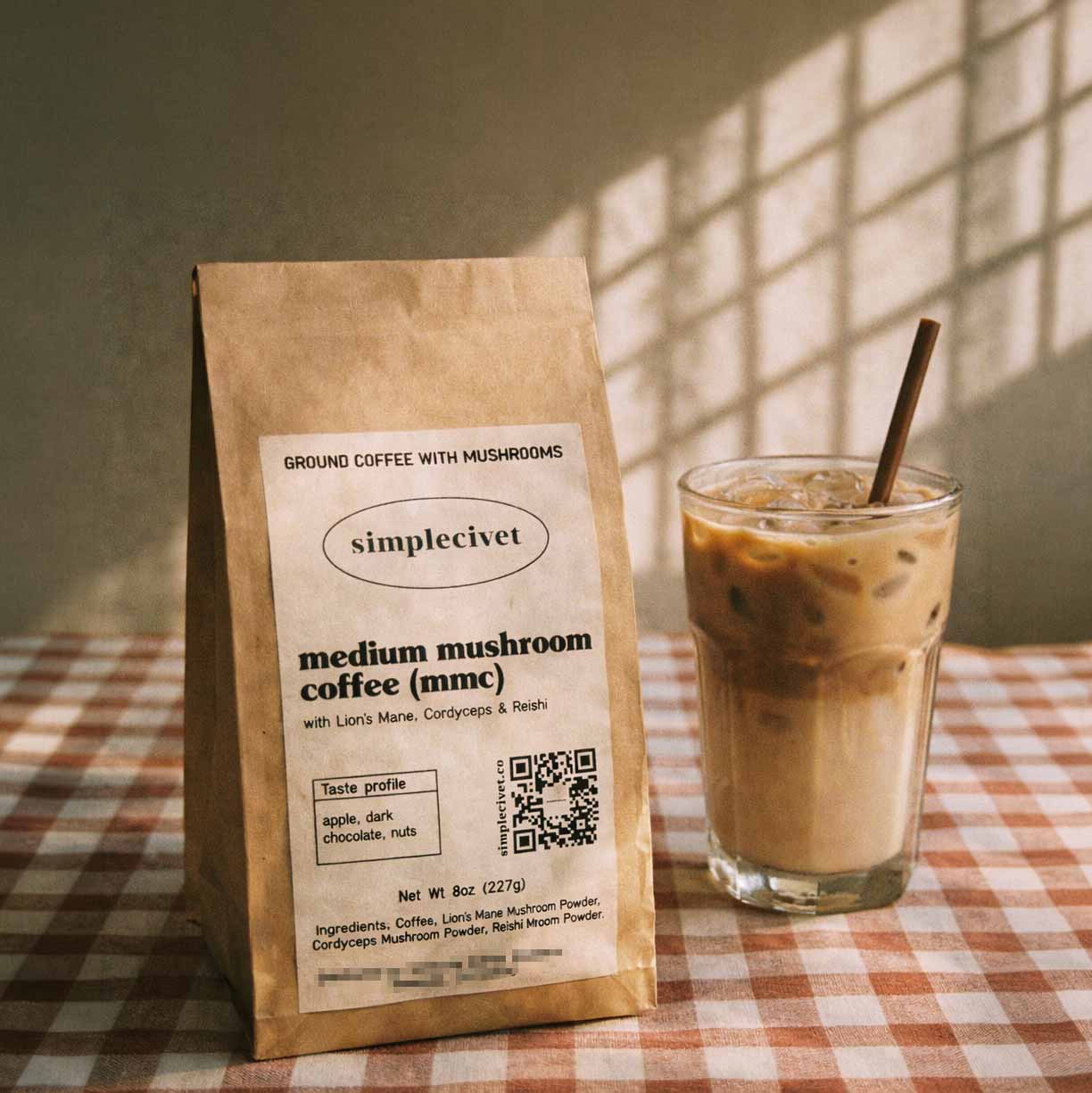 Medium Mushroom Coffee | Smooth Everyday Mushroom Coffee